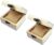 2Pcs/PACK Unfinished Wood Box Gift Wooden Box for your Gift Jewelry Watch (Wooden Box-2PCS/PACK)