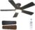 addlon Ceiling Fans with Lights, 42 Inch Low Profile Ceiling Fan with Light and Remote Control, Flush Mount, Reversible, 3CCT, Dimmable, Quiet,…