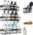 Adhesive Shower Caddy Organizer Shelves Rack – 5 Pack Corner Bathroom Storage Organization, Home & Kitchen Decor Inside RV Accessories, Hanging…