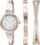 Anne Klein Women’s Premium Crystal Accented Bangle Watch Set, AK/2245