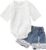 Baby Girl Clothes Outfits Toddler Infant Baby Romper Top+Jeans Clothing Set