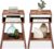 Best Choice Products Mid-Century Modern End Table Set of 2, Side Accent Furniture for Living Room, Den, Sitting Room, Space Saving w/Cubby Storage,…