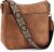 BOSTANTEN Crossbody Bags for Women Trendy Vegan Leather Hobo Purses Shoulder Handbags With Wide Shoulder Strap