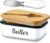 Butter Dish with Lid and Butter Curler Knife for Countertop – Unbreakable Metal Keeper Container with High-quality Double Silicone Sealing, for…