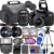 Canon EOS 2000D / Rebel T7 DSLR Camera w/EF-S 18-55mm f/3.5-5.6 Lens 3 Lens Kit Bundled with 128GB Memory + Wide Angle Lens + Telephoto Lens +…