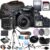 Canon EOS 4000D / Rebel T100 DSLR Camera w/EF-S 18-55mm F/3.5-5.6 Zoom Lens + 64GB Memory, Filters,Case, Tripod, Flash, and More (34pc Bundle)…