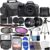 Canon EOS R100 Mirrorless Camera w/RF-S 18-45mm f/4.5-6.3 is STM Lens + Wide Angle Lens + Telephoto Lens + 64GB Memory + 3 Pc Filter Kit + Case +…