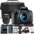 Canon EOS Rebel T7 DSLR Camera with 18-55mm Lens Starter Bundle + Includes: EOS Bag + Sandisk Ultra 64GB Card + Clean and Care Kit + More (Renewed)