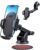 Car Phone Holder Mount, [Strong Suction Cup] [Military Grade Durable] for Windshield and Dashboard, Adjustable Long Arm Compatible with iPhone 15…