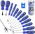 CARTMAN 12 Piece Magnetic Screwdriver Set 6 Phillips and 6 Flat Professional Cushion Grip Hand Tools Set