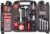 CARTMAN 136Piece Tool Set General Household Hand Tool Kit with Plastic Toolbox Storage Case