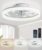 Ceiling Fans with Lights and Remote, 20″ Modern Low Profile Ceiling Fan with Light, Stepless Color Temperature Change and 6 Speeds, Flush Mount…