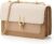 Color-Block Crossbody Bags for Women Leather Cross Body Purses Cute Designer Handbags Shoulder Bag Medium Size