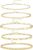 Dainty Gold Chain Bracelets Set for Women 14K Real Gold Plated Link Chain Bracelets for Women Trendy Gold Stackable Cuff Bracelets for Jewelry…