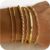 DEARMAY Gold Bracelets for Women Waterproof, 14K Real Gold Jewelry Sets for Women Trendy Thin Dainty Stackable Cuban Link Paperclip Chain Bracelet…