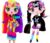 Decora Fashion Girlz Doll 11 inches-Decora + Luna | Set of 2 Fashion Dolls | Set of 2 Colorful Dolls | Nicely Packaged Set of Doll Clothes, Dolls &…