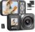 Digital Camera, 4K 64MP Dual Screens Camera, 18X Zoom, Point and Shoot Digital Camera with 64GB TF Card & 2 Batteries, Portable Rechargeable Small…