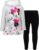 Disney Minnie Mouse Mickey Mouse Pullover Fleece Hoodie and Leggings Outfit Set Infant to Big Kid Sizes (12 Months – 14-16)