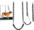 Dog Grooming Supplies Dog Grooming Belly Straps Groomer Extension Straps Grooming Loop for Pet Dog Grooming Table Grooming Arm (Gray)