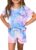 Dokotoo Girls Summer T-Shirt and Shorts Set with Side Pockets