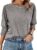 Dokotoo Women’s 2024 Fashion Tops 3/4 Sleeve T-Shirts Cute Crewneck Basic Business Tees Blouses