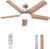 Dreo Ceiling Fans with Lights and Remote, 52 Inch, 6 Speeds, 5 Color Tones Dimmable LED, Quiet Reversible DC Motor, 8H Timer, Silver Ceiling Fan…