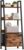 Furologee 4-Tier Ladder Shelf, Ladder Bookshelf with Removable Drawer, Rustic Bookcase Storage Rack Organizer, Wood Metal Freestanding Storage…