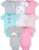 Gerber Baby-Girls 8-Pack Short Sleeve Onesies Bodysuits