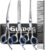 GLADOG Professional 5 in 1 Dog Grooming Scissors Set with Safety Round Tips, Sharp and Heavy-duty Pet Grooming Shears for Cats