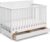 Graco Hadley 5-in-1 Convertible Crib with Drawer (White) – GREENGUARD Gold Certified, Crib with Drawer Combo, Full-Size Nursery Storage Drawer,…