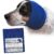 Happy Hoodie The Original Dog & Cat Calming Band, Anxiety Relief/Noise Protection-Grooming-Thunder-Fireworks (Large, Blue)