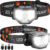 Headlamp Rechargeable 2PCS, 1200 Lumen Super Bright LED Flashlight with Motion Sensor for Adults and Kids- Camping Accessories Gear, Waterproof for…