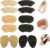 Heel Grips Liner Cushions Inserts for Loose Shoes Heel Pads and Metatarsal Pads for Shoes Too Big Women Men Prevent Heel Pain Blisters (Beige+Black)