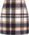 IDEALSANXUN Womens High Waist Plaid Skirt Bodycon Pencil Wool Mini Skirts