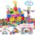 Juboury 1054Pcs Building Toy Building Blocks Bars Different Shape Educational Construction Engineering Set 3D Puzzle, Interlocking Creative…