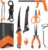 KastKing SteelStream 8pc Fishing Tool Kit – Fishing Pliers with Lanyard, Fillet Knife, Floating Fish Lip Gripper, Fishing Braid Scissors, Tool…