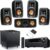 Klipsch Black Reference Theater Pack 5.1 Surround Sound System, Bundle with Onkyo TX-NR797 9.2-Channel Network A/V Receiver, 220W Per Channel (at 6…