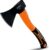 KSEIBI Wood Axe, Small Outdoor Camp Hatchet for Splitting and Kindling Wood, Forged Steel Blade with Anti-Slip and Shock Reduction Handle Great…