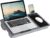 LAPGEAR Home Office Lap Desk with Device Ledge, Mouse Pad, and Phone Holder – Silver Carbon – Fits up to 15.6 Inch Laptops – Style No. 91585