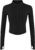 Lviefent Womens Lightweight Full Zip Running Track Jacket Workout Slim Fit Yoga Sportwear with Thumb Holes