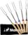 MalloMe Smores Sticks for Fire Pit Long – Marshmallow Roasting Sticks Smores Kit – Smore Skewers Hot Dog Fork Campfire Cooking Equipment, Camping…