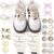 Mity rain 30PCS Shoe Charms for Sneakers – Shoe Lace Charms Contain Bows/Clips/Pins/Jewelry, Shoe Decoration Charms and Shoe Jewelry for Sneakers