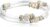 Nine West Women’s Tri Tone Bangle Bracelet