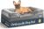 Orthopedic Sofa Dog Bed – Ultra Comfortable Dog Beds for Medium Dogs – Breathable & Waterproof Pet Bed- Egg Foam Sofa Bed with Extra Head and Neck…