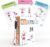 Pilates Bar Workout Cards – 58 Exercise Cards with Pilates Stick Work Out Postures, Instructions & Breathing Tips | Free Ring & Dry-Erase Marker to…
