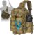 Piscifun Fishing Tackle Bag with Rod & Gear Holder, Lightweight Sling Tackle Storage Bag, Outdoor Fishing Shoulder Pack