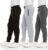 PURE CHAMP 3Pk Boys Sweatpants Fleece Athletic Workout Kids Clothes Boys Joggers with Zipper Pocket and Drawstring Size 4-20