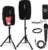 Pyle Wireless Portable PA System Kit – 1800W Peak, Bluetooth Compatible, Active + Passive Pair For Indoor / Outdoor Sound, Multiple Inputs-USB SD…