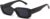 Rectangle Sunglasses for Women Trendy Retro Fashion 90s Sunglasses UV 400 Protection Square Frame Eyewear