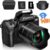 Saneen Digital Camera, 4k Cameras for Photography & Video, 64MP WiFi Touch Screen Vlogging Camera for YouTube with Flash, 32GB SD Card, Lens Hood,…